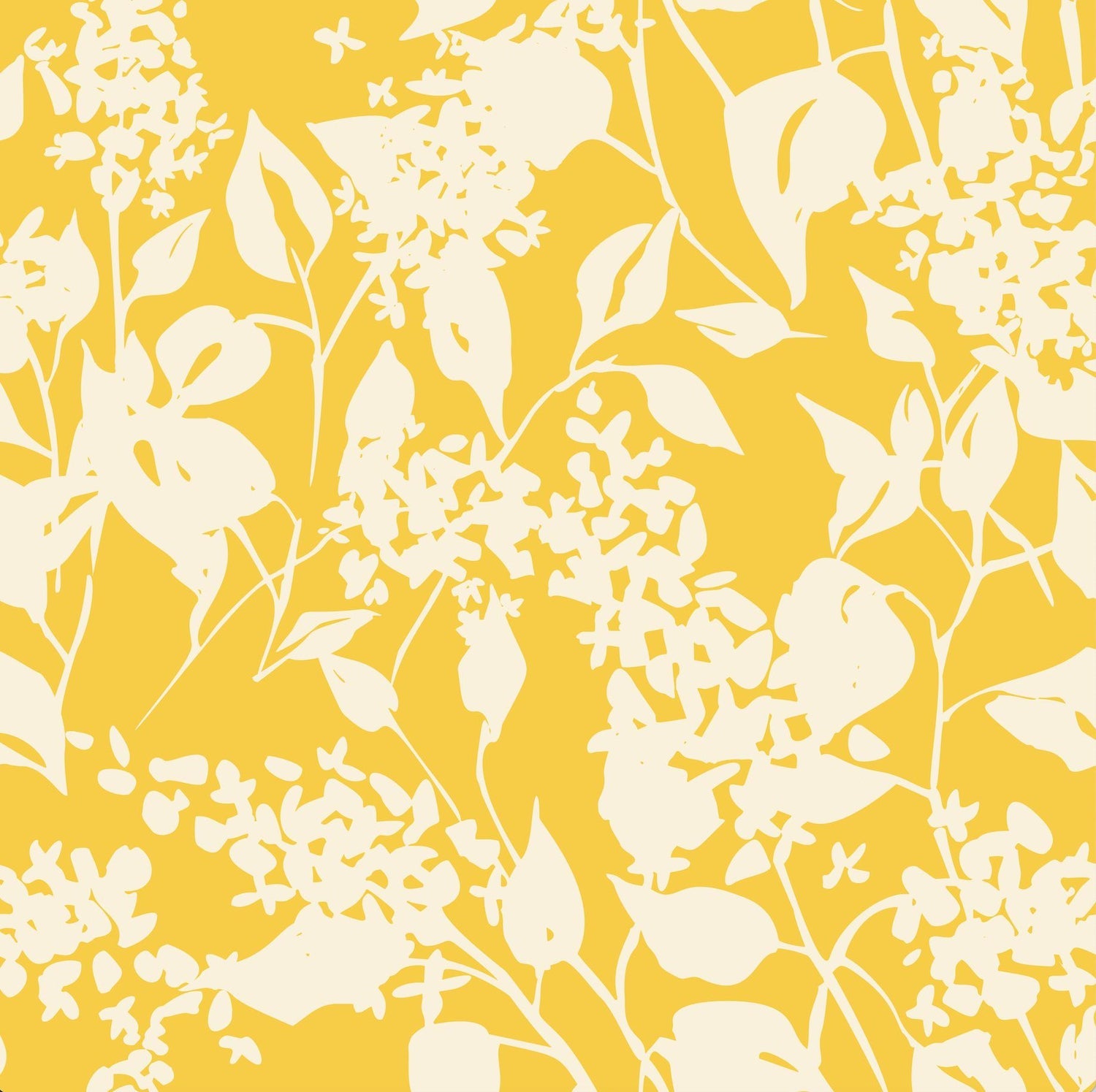 Yellow and White Blooms-wallpaper-eco-friendly-easy-removal-GIOIA-WALL-ART