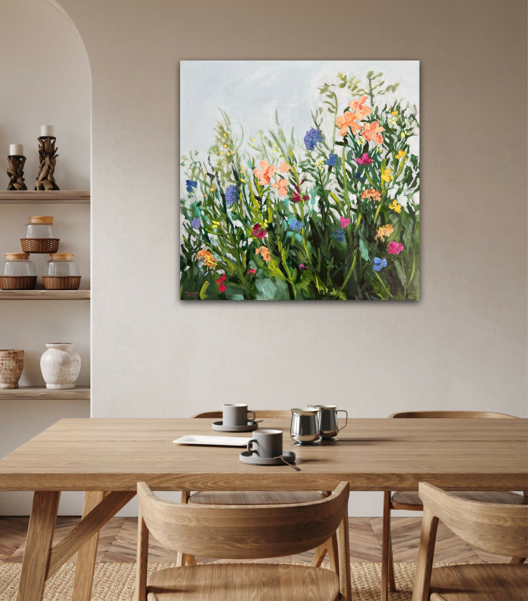 Floriade, Original Hand-Painted Canvas By Meredith Howse