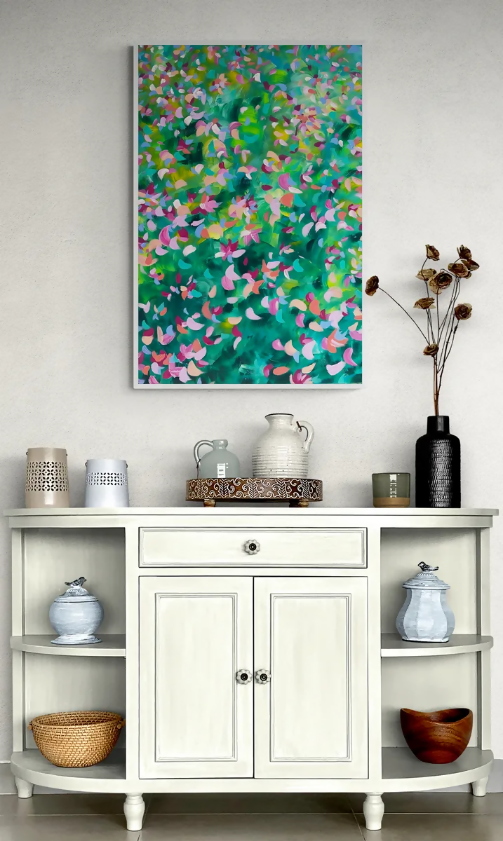 Spring, Original Hand-Painted Canvas By Katherine Spiller