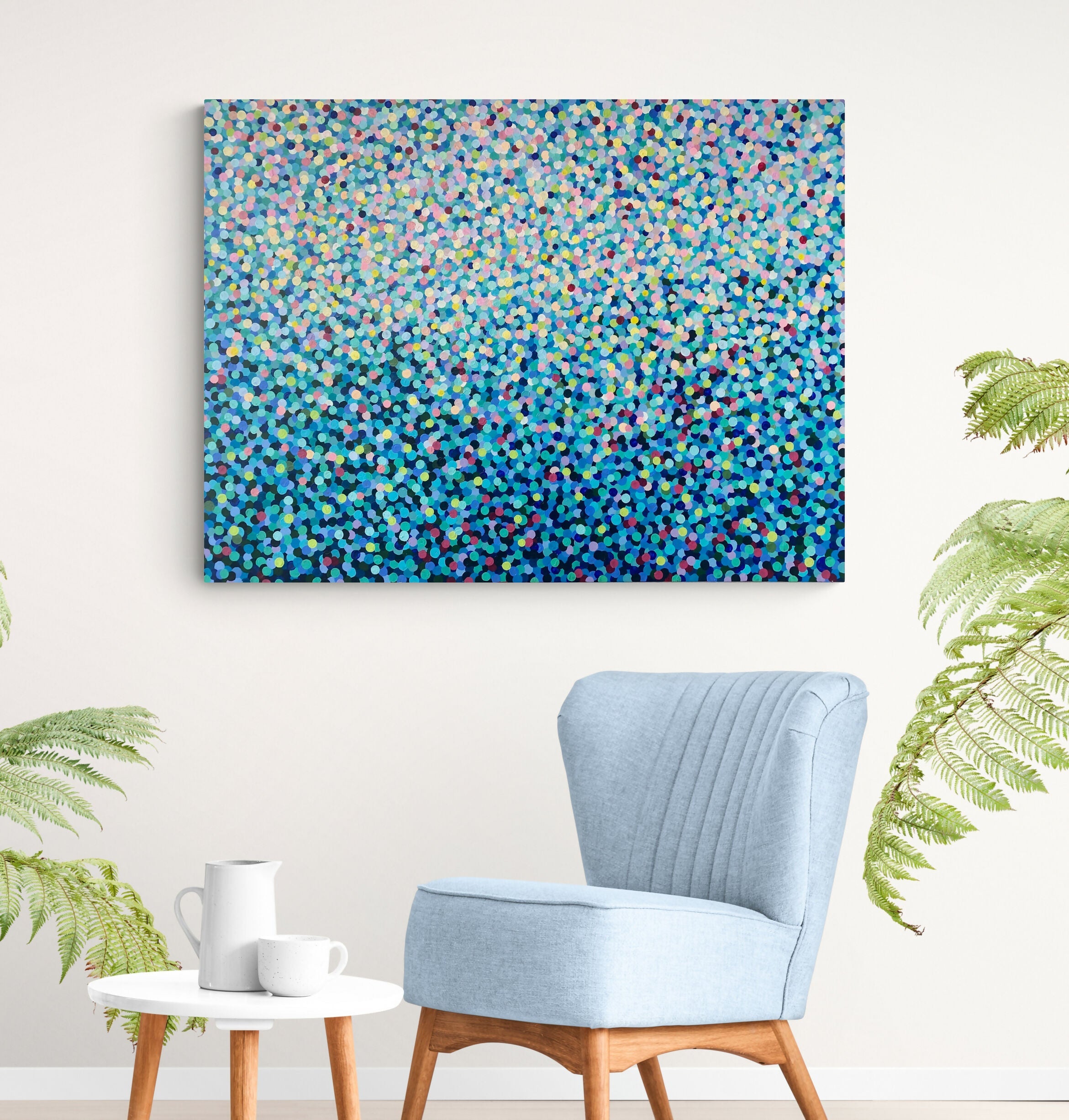 Endless Ocean, Original Hand-Painted Canvas By Katherine Spiller