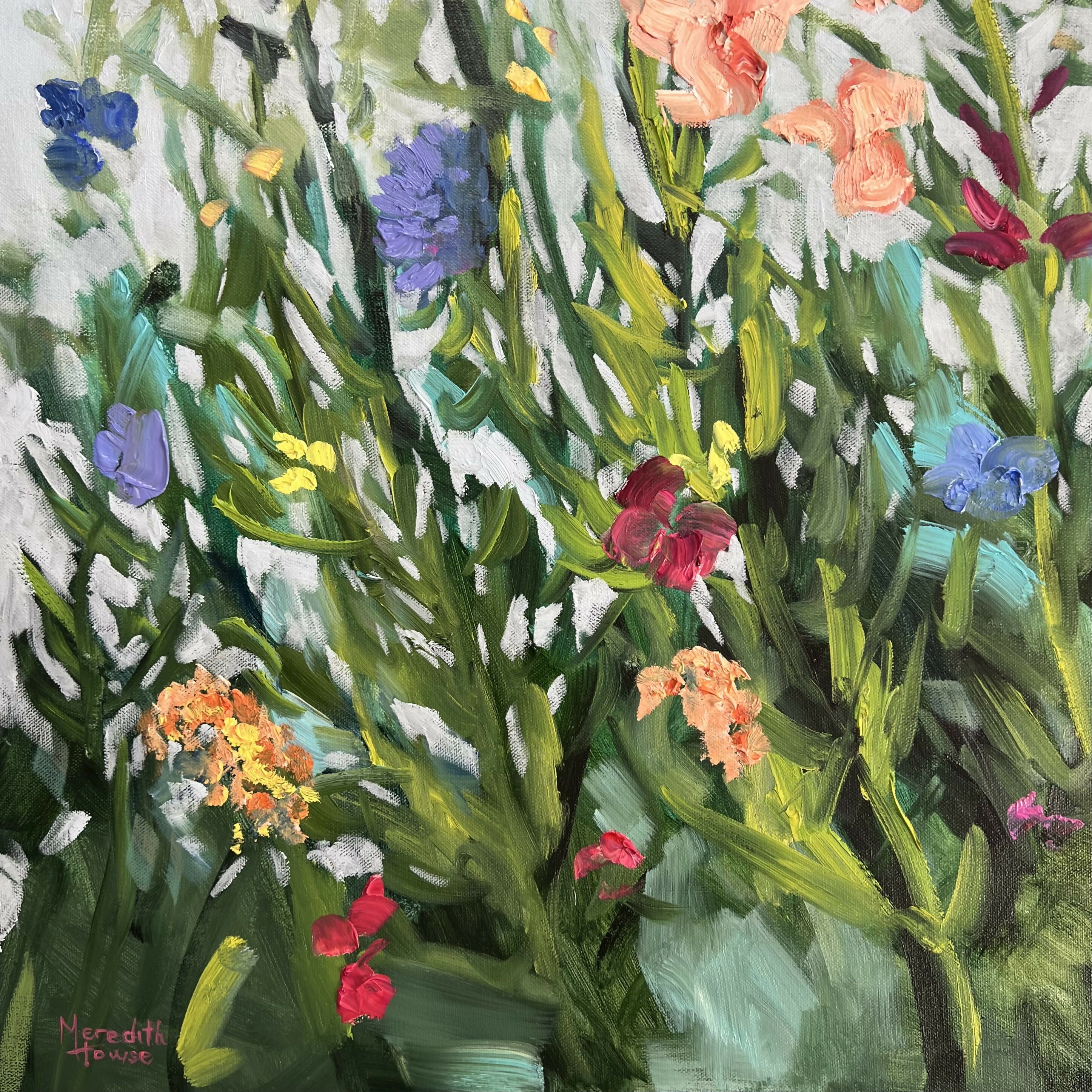 Floriade, Original Hand-Painted Canvas By Meredith Howse