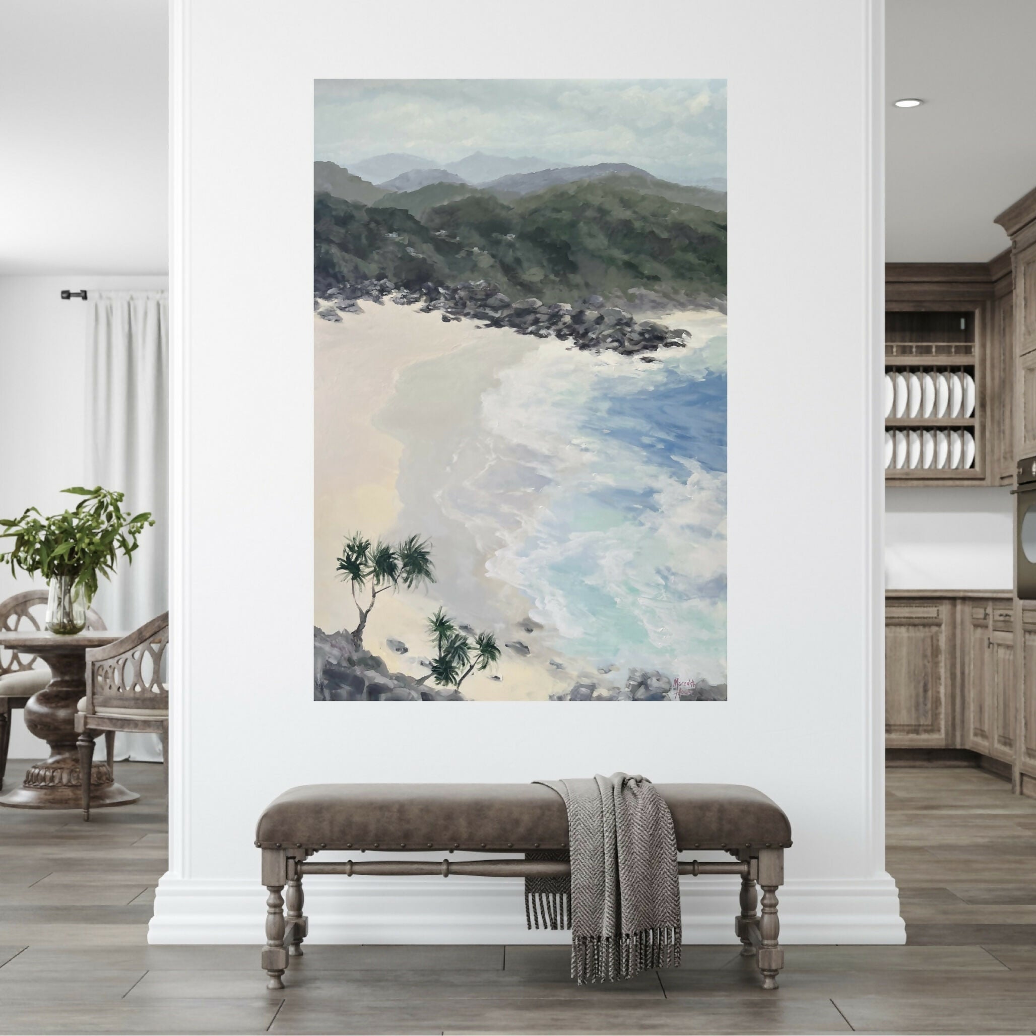 Cabarita Style, Original Hand-painted Canvas by Meredith Howse