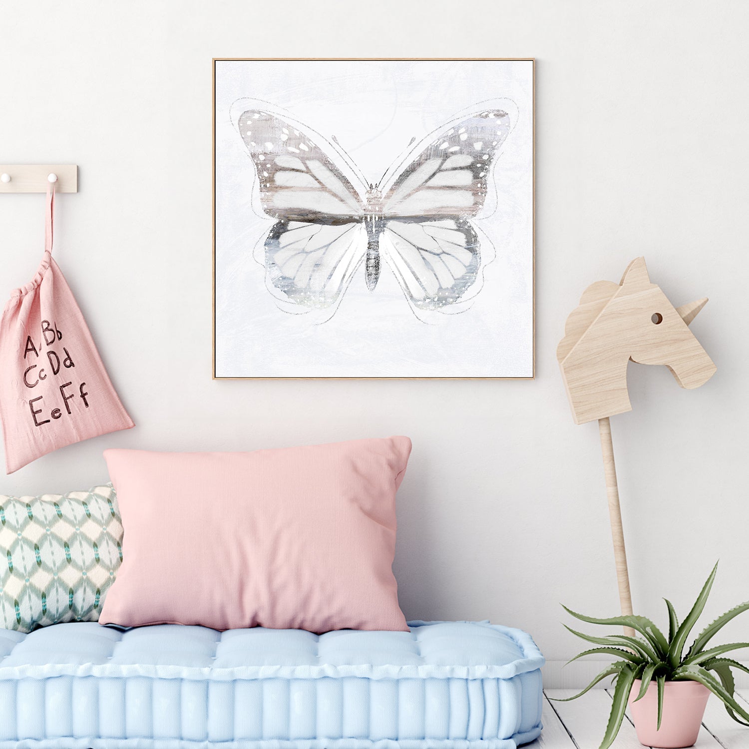 Silver Butterfly, Style B , By Nina Blue