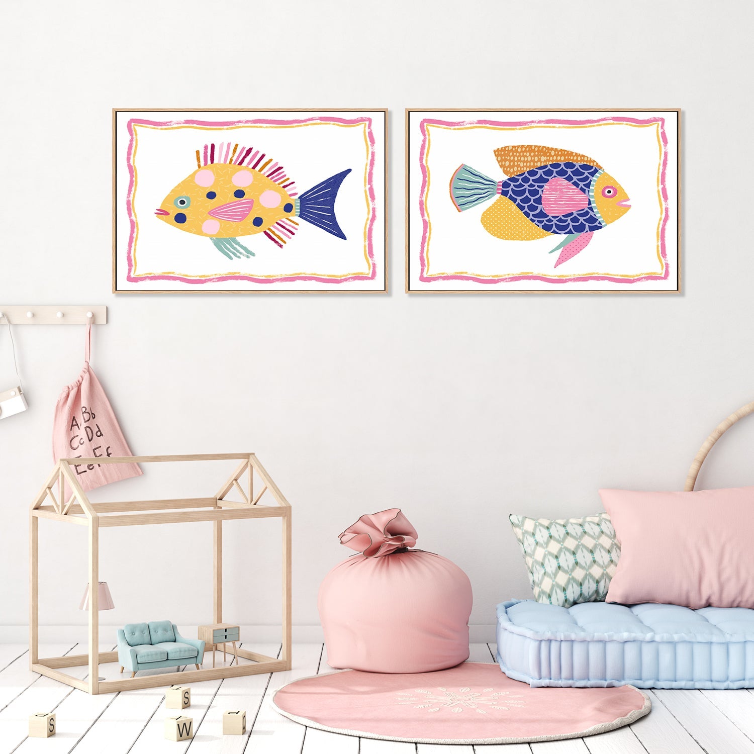 Fish, Style A & B, Set of 2 , By Lisa Nohren