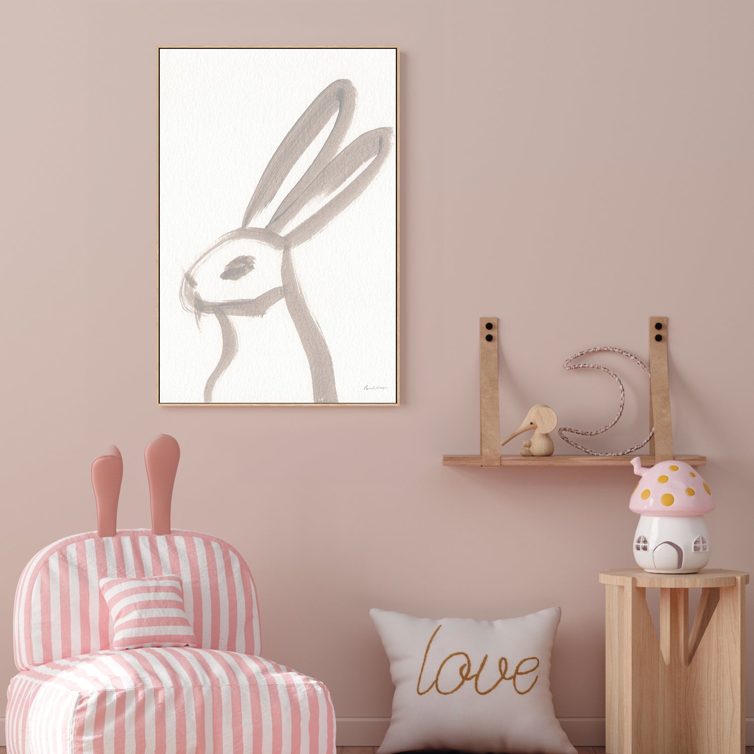 Rabbit Face, Style B , By Pamela Munger