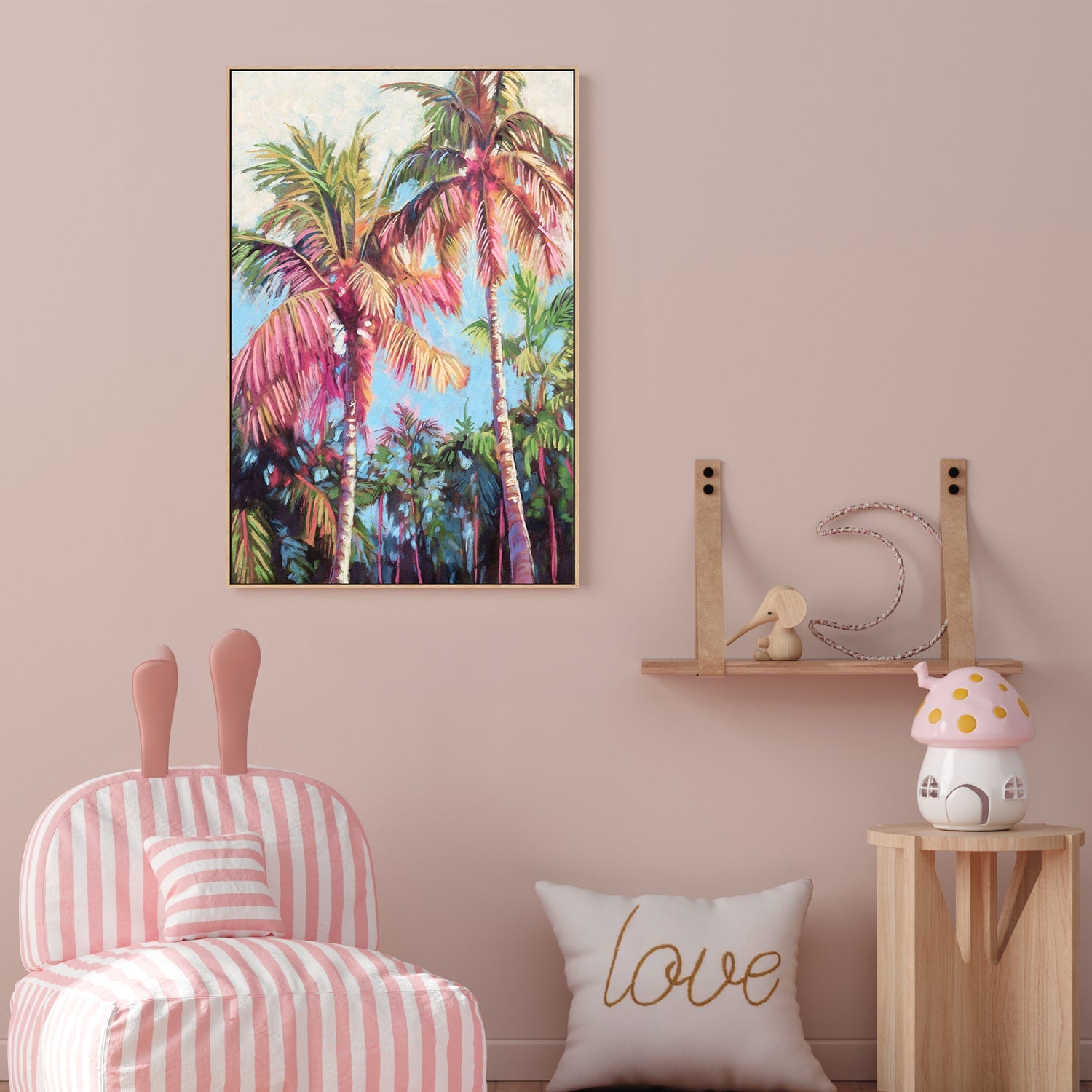 Tropical Palm Trees, Style A , By Nina Blue