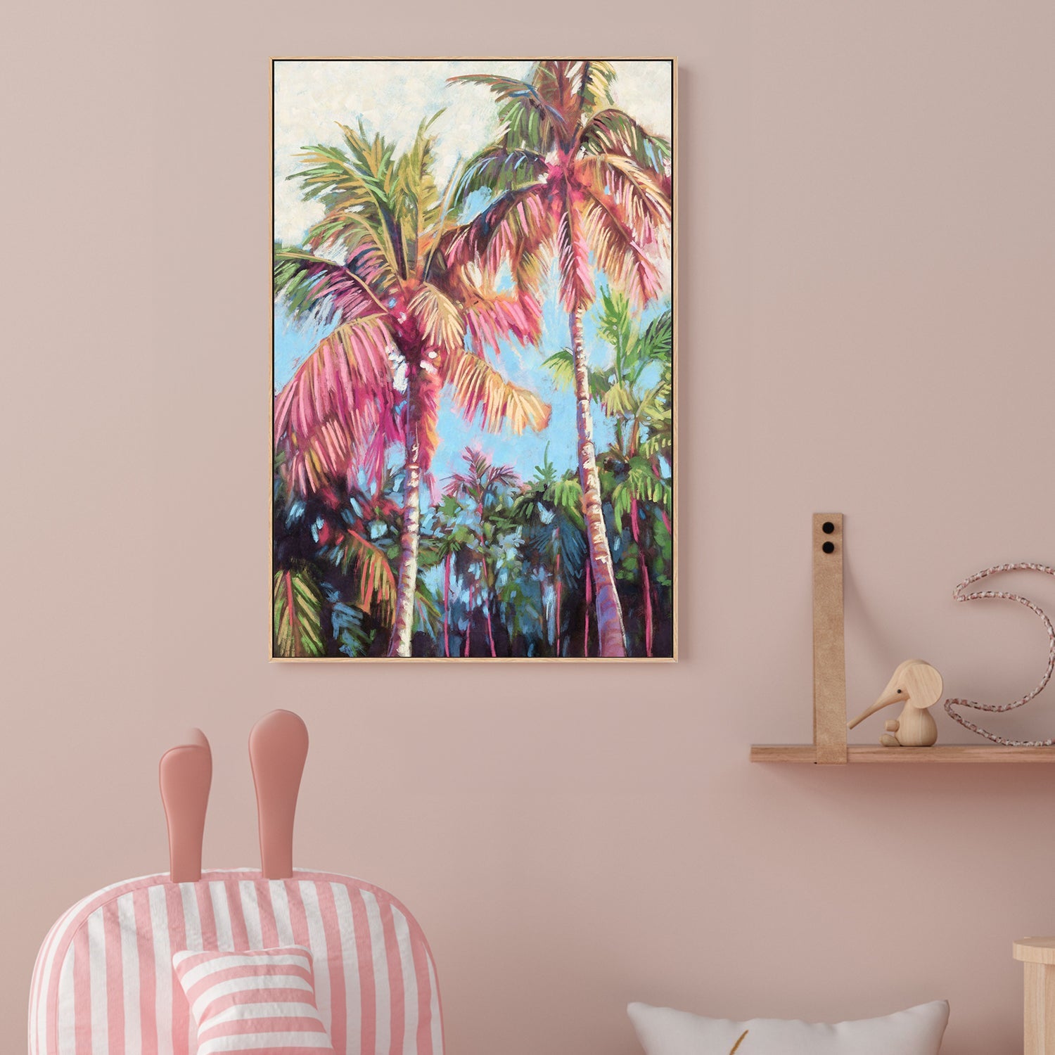 Tropical Palm Trees, Style A , By Nina Blue