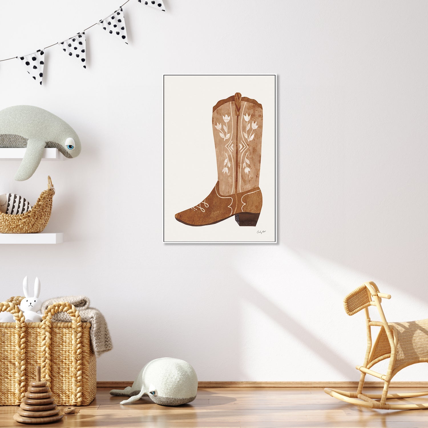 Western Cowgirl Boot , By Courtney Prahl