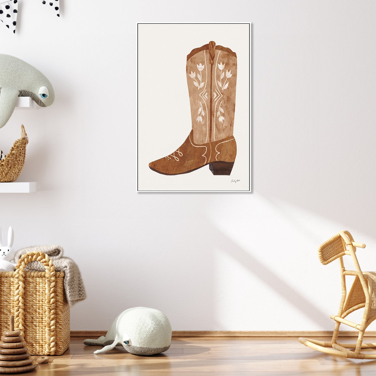 Western Cowgirl Boot , By Courtney Prahl