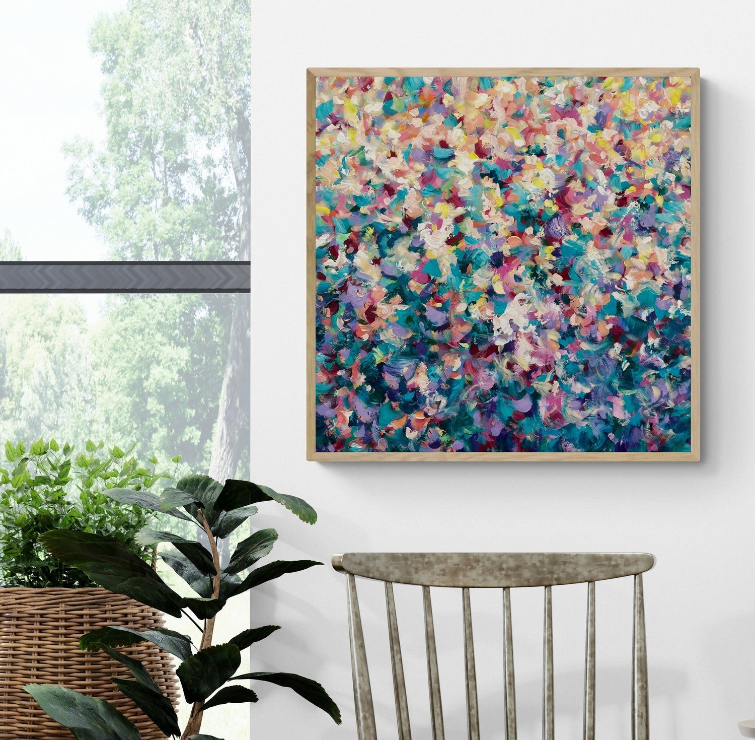 Through The Seasons, Original Hand-Painted Artwork By Katherine Spiller