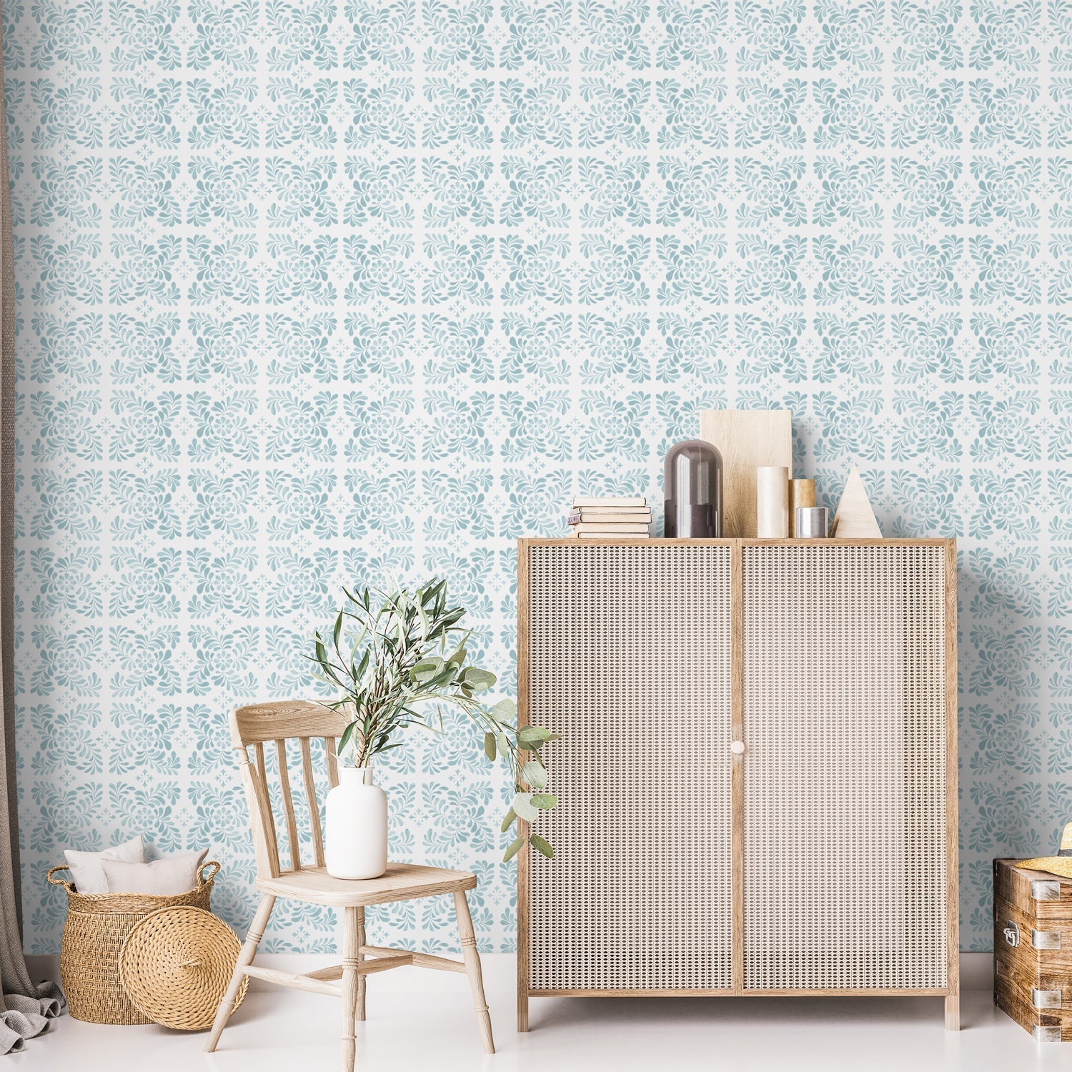 Blooming Orchard Pattern Style G, Wallpaper