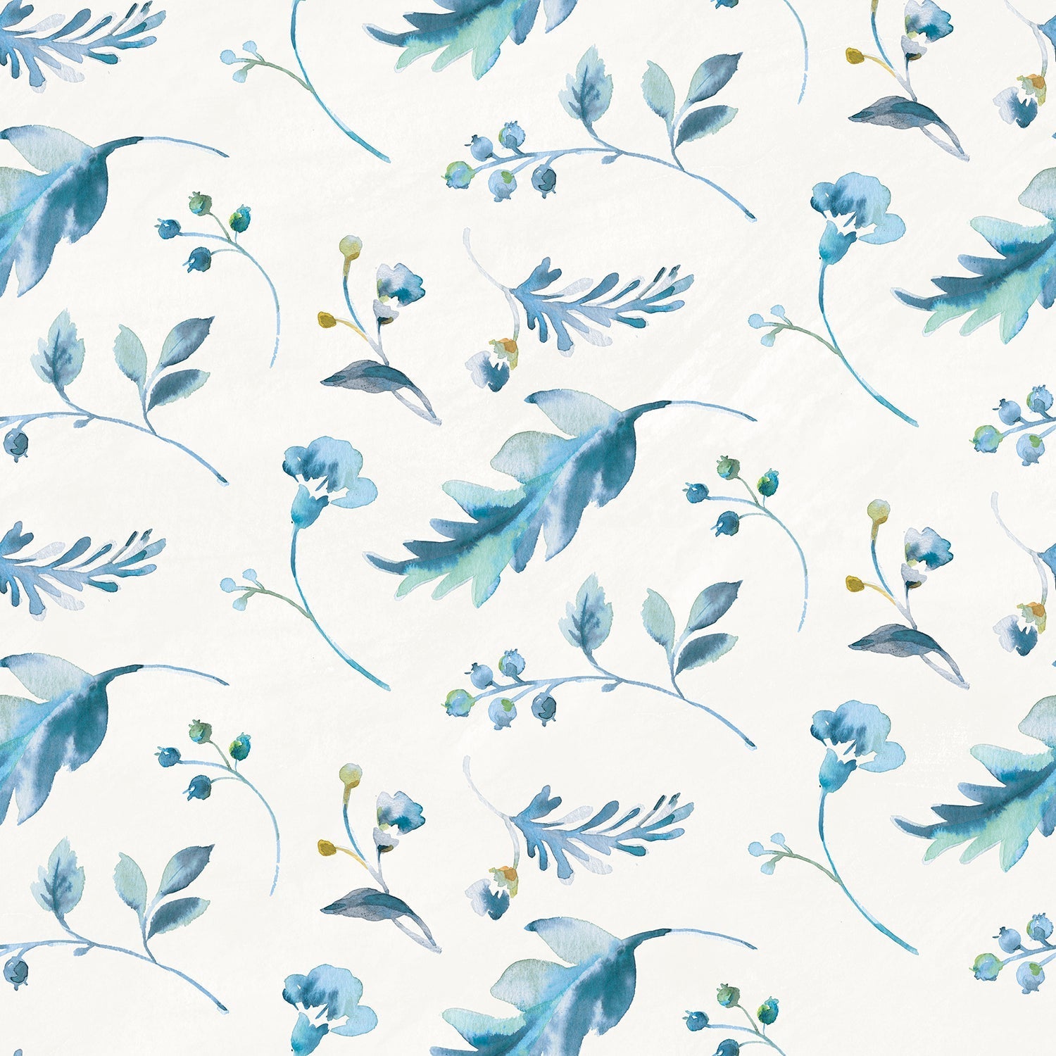 Blues of Summer Pattern Style B, Wallpaper