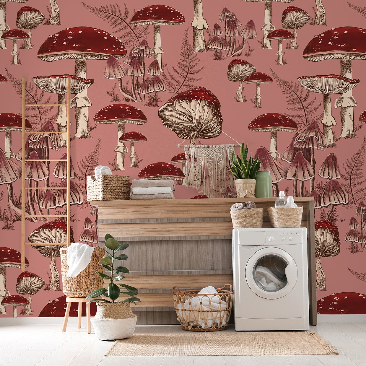 Blush Toadstool, Wallpaper