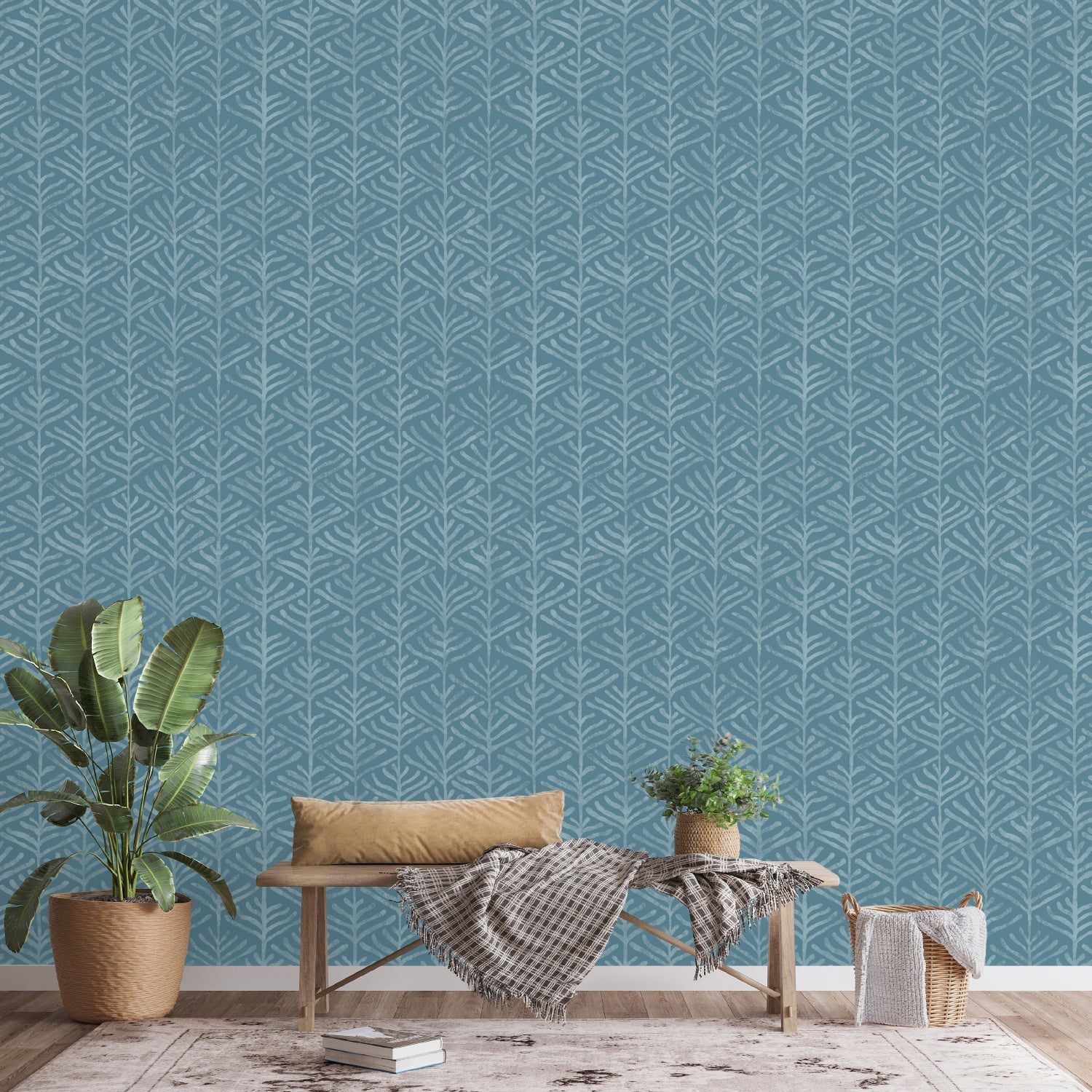 Coral Sea Shades Of Blue, Wallpaper