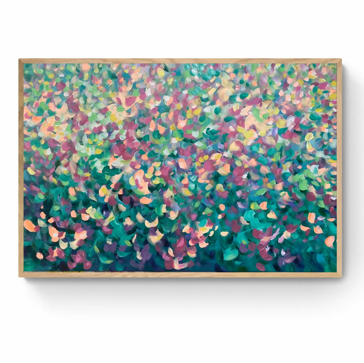 Petals on Petals, Original Hand-Painted Canvas By Katherine Spiller