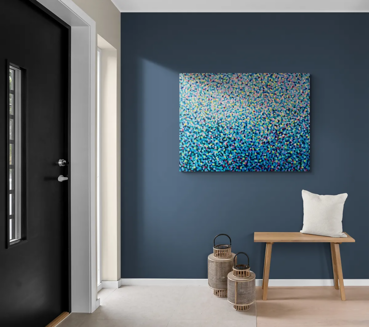 Endless Ocean, Original Hand-Painted Canvas By Katherine Spiller