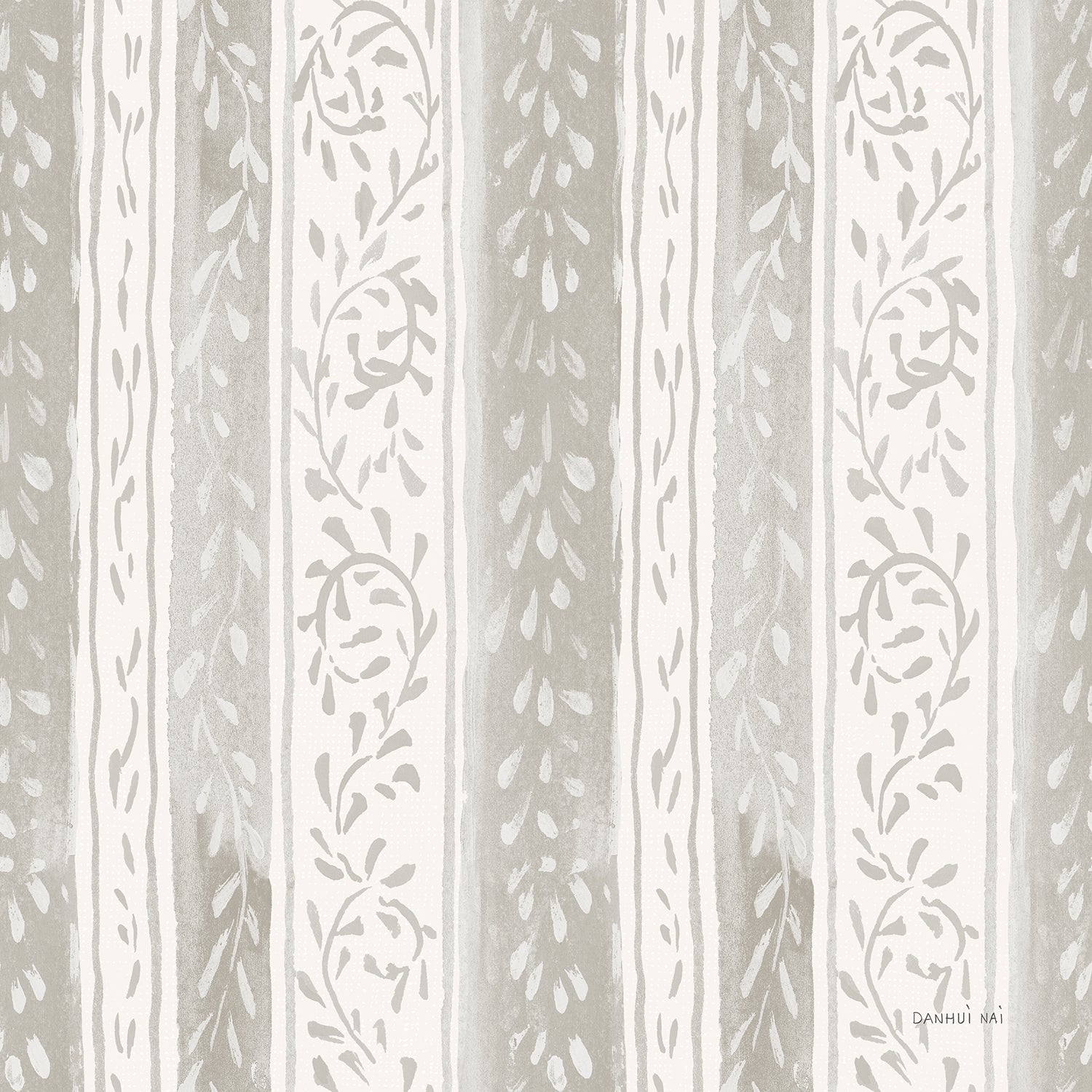 Floursack Herbs Pattern Style C, Wallpaper