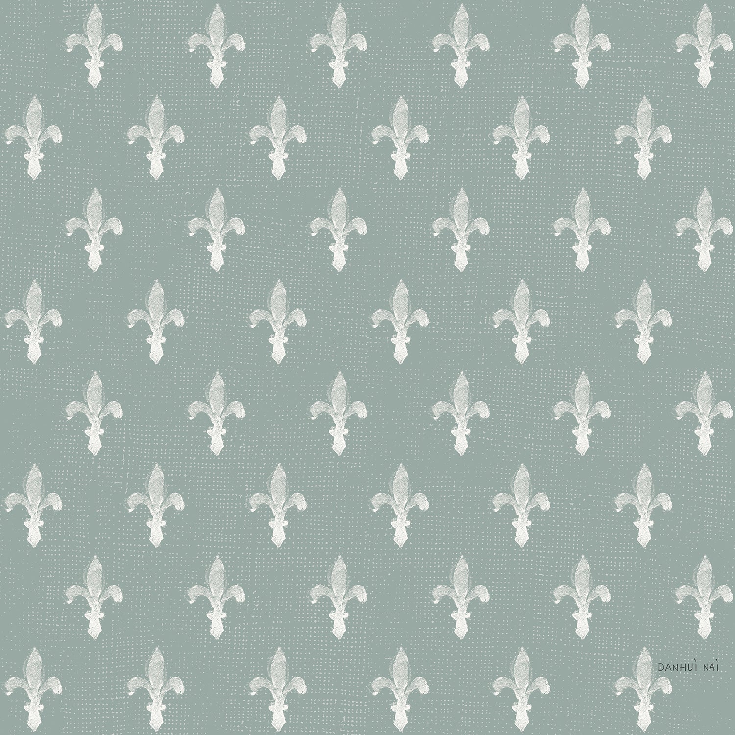 Sage Fleur De Lis, Wallpaper