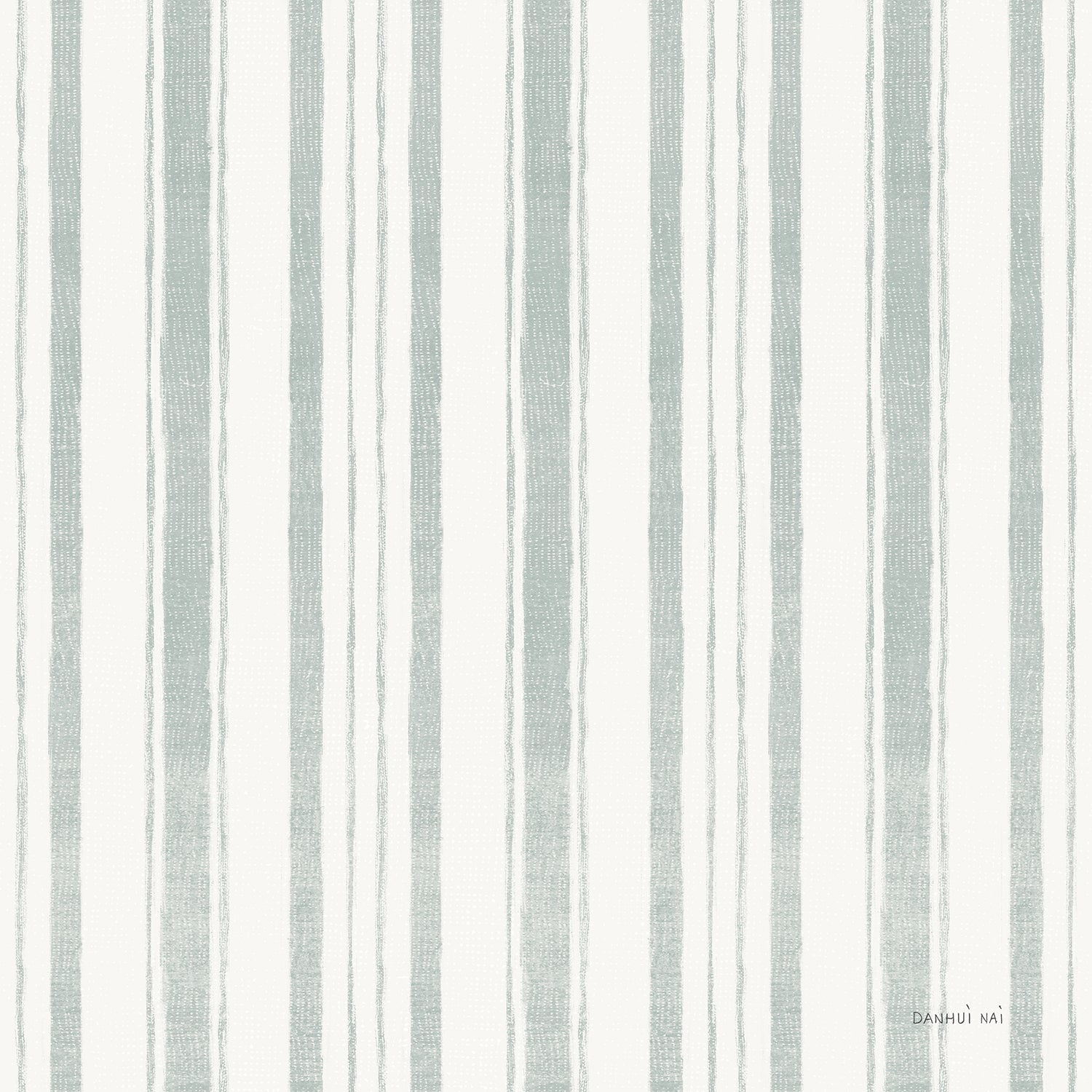 Sage Stripe Pattern, Wallpaper