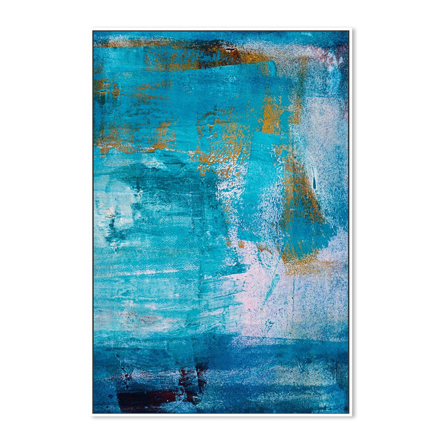 The Blues, Hand-Painted Canvas