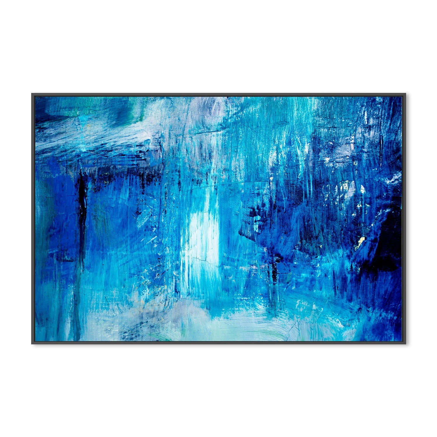 The Blues, Style D, Hand-Painted Canvas