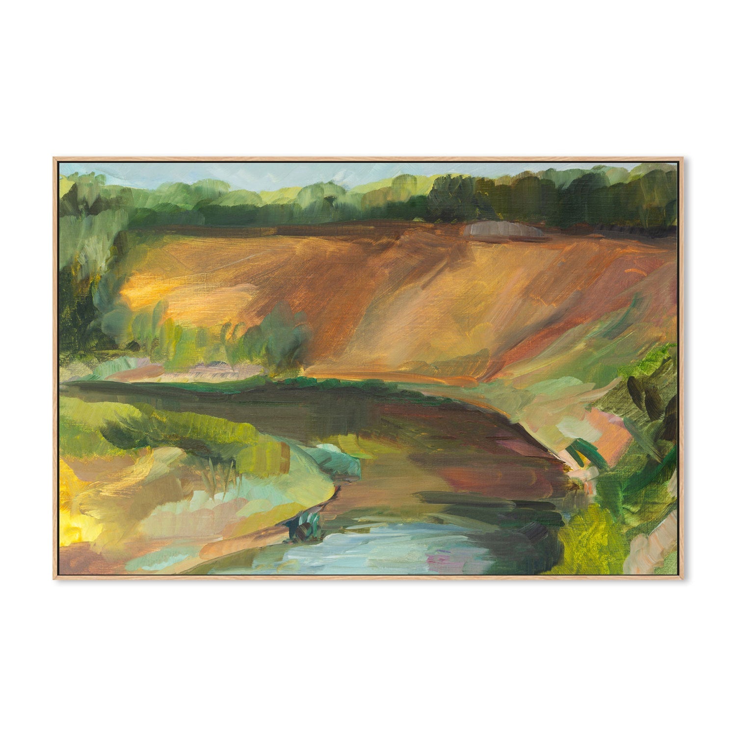 The Valley , Hand-painted Canvas