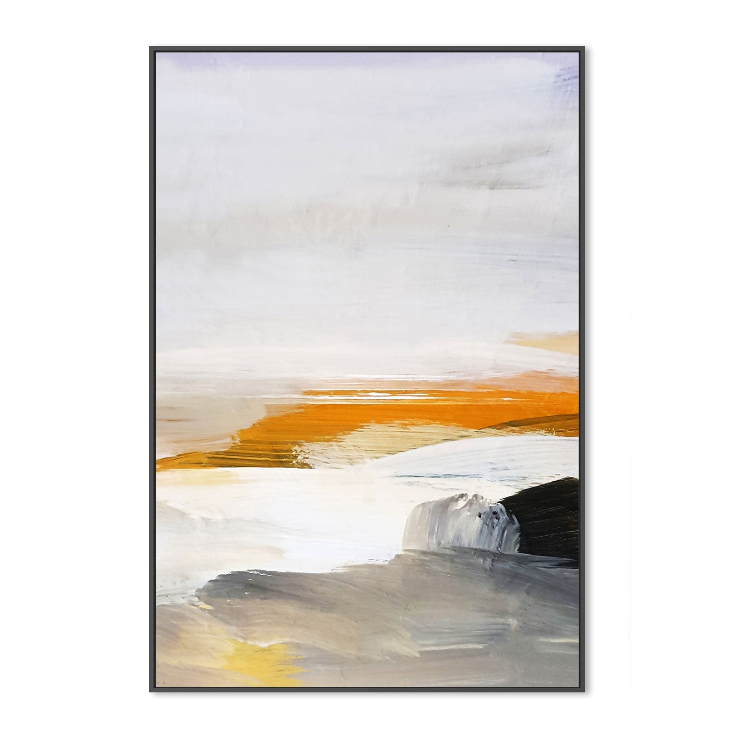 Warm Horizon, Style B , Hand-painted Canvas