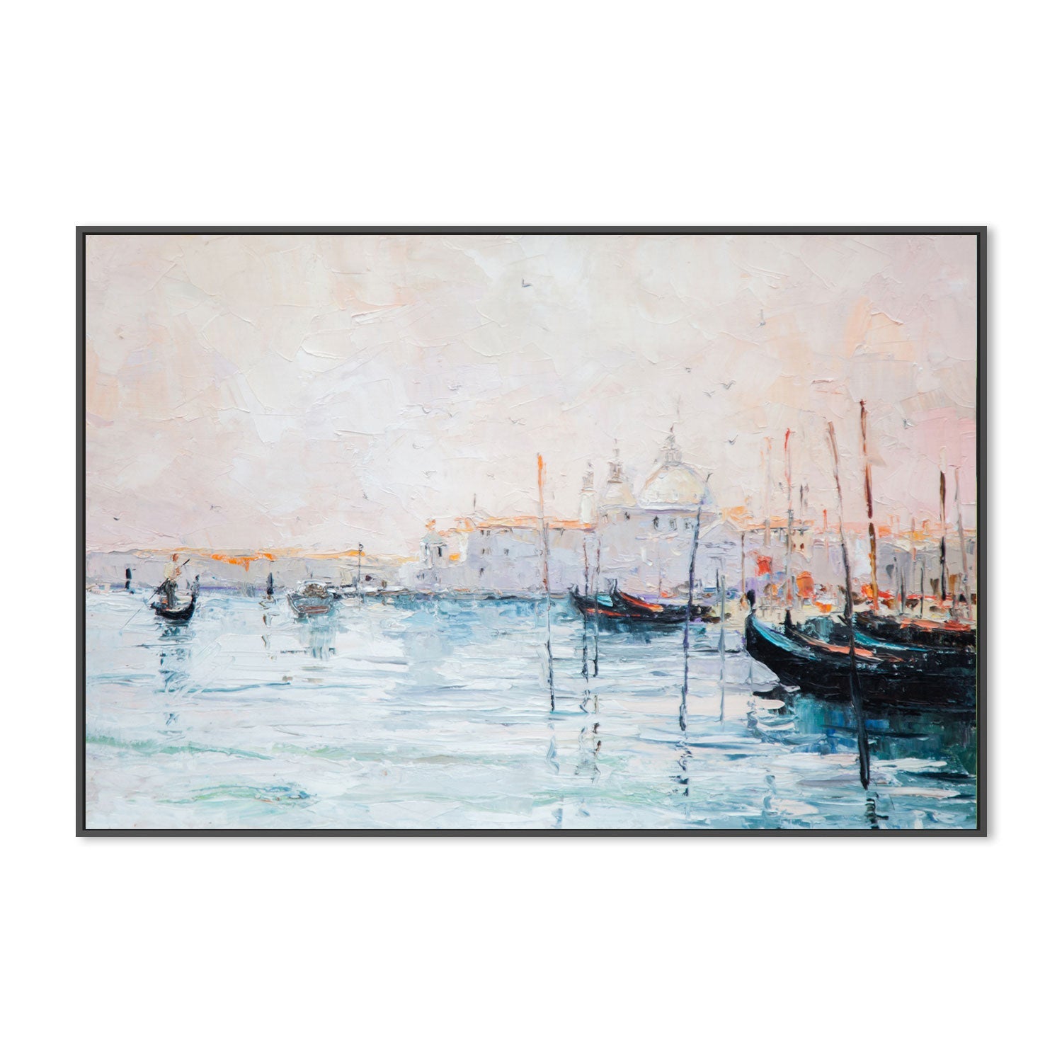 The Canal , Hand-painted Canvas