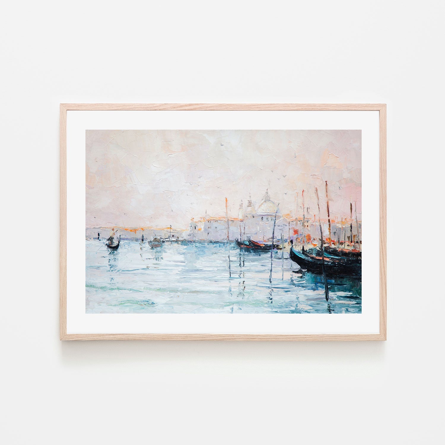 The Canal , Hand-painted Canvas