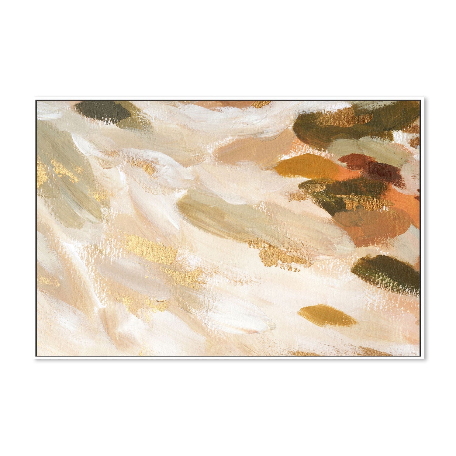 Waves of Gold, Style A , Hand-painted Canvas