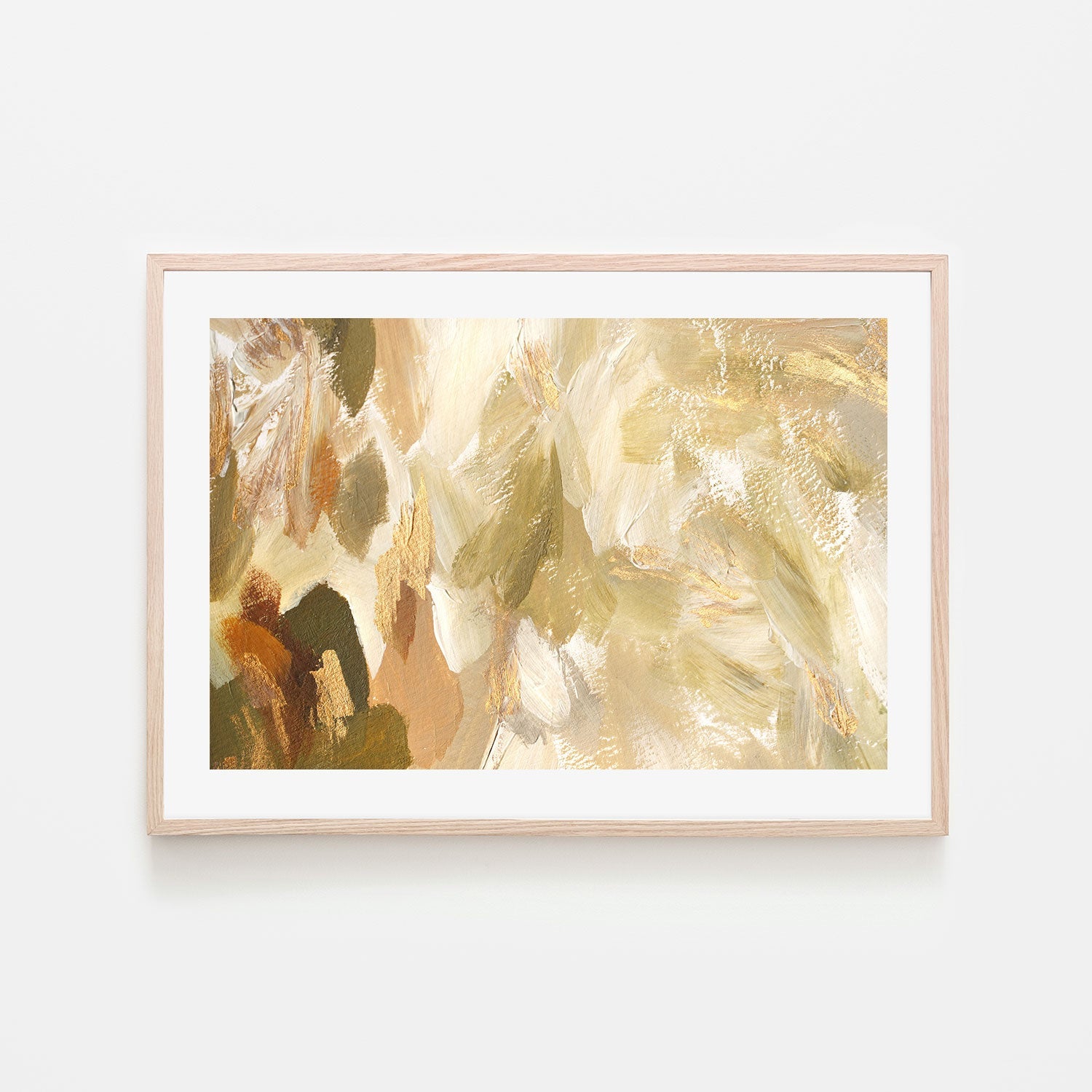 Waves of Gold, Style C , Hand-painted Canvas