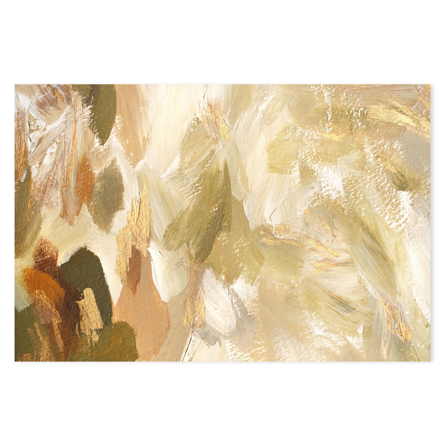 Waves of Gold, Style C , Hand-painted Canvas