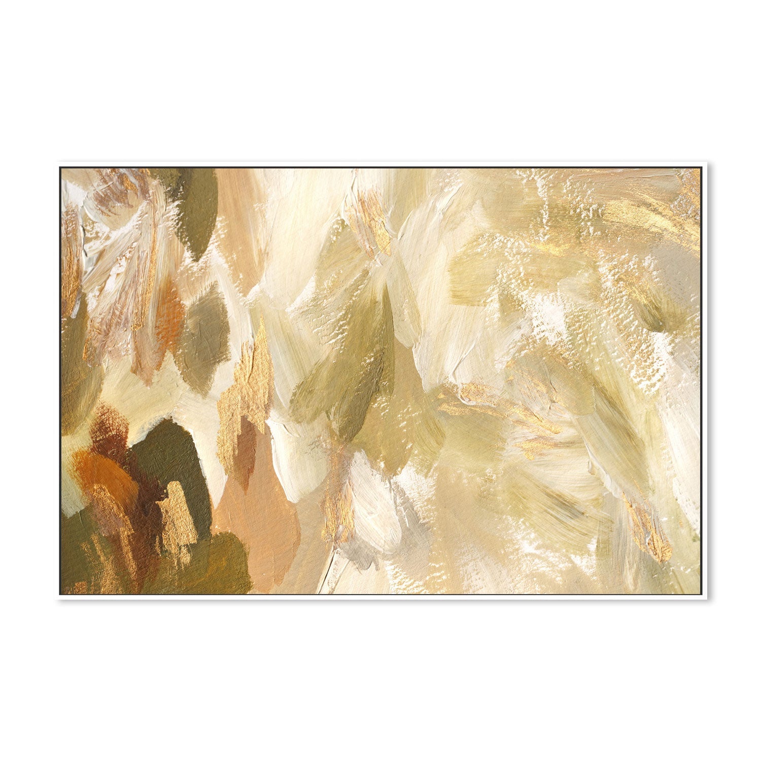 Waves of Gold, Style C , Hand-painted Canvas