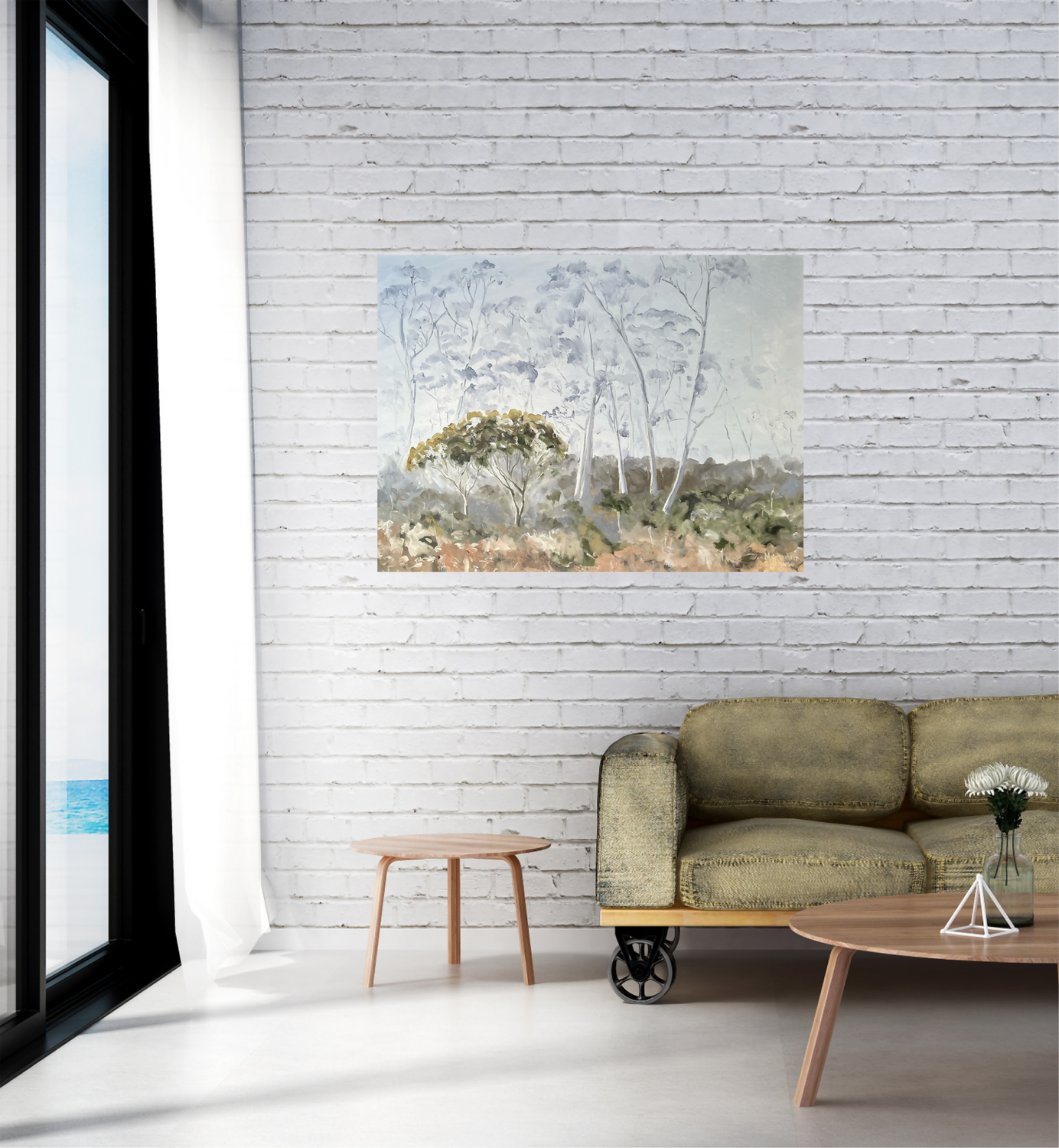 Middlesex Plains, Tasmania, Original Hand-Painted Canvas By Meredith Howse