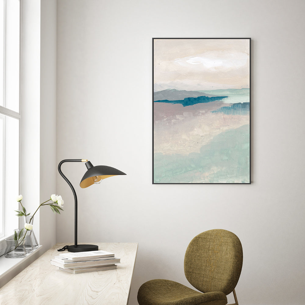 Tranquil Tides, Hand-Painted Canvas