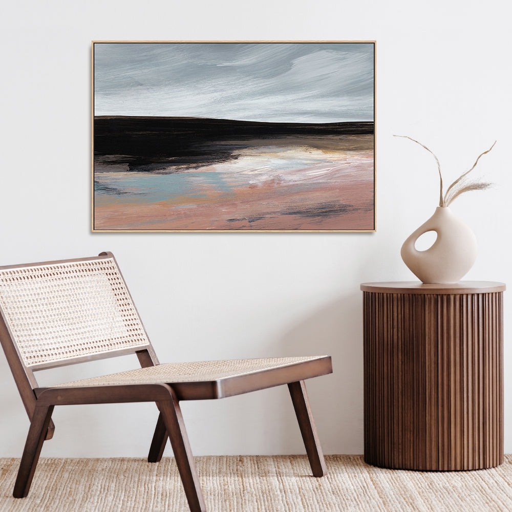 Simple Landscape , Hand-Painted Canvas