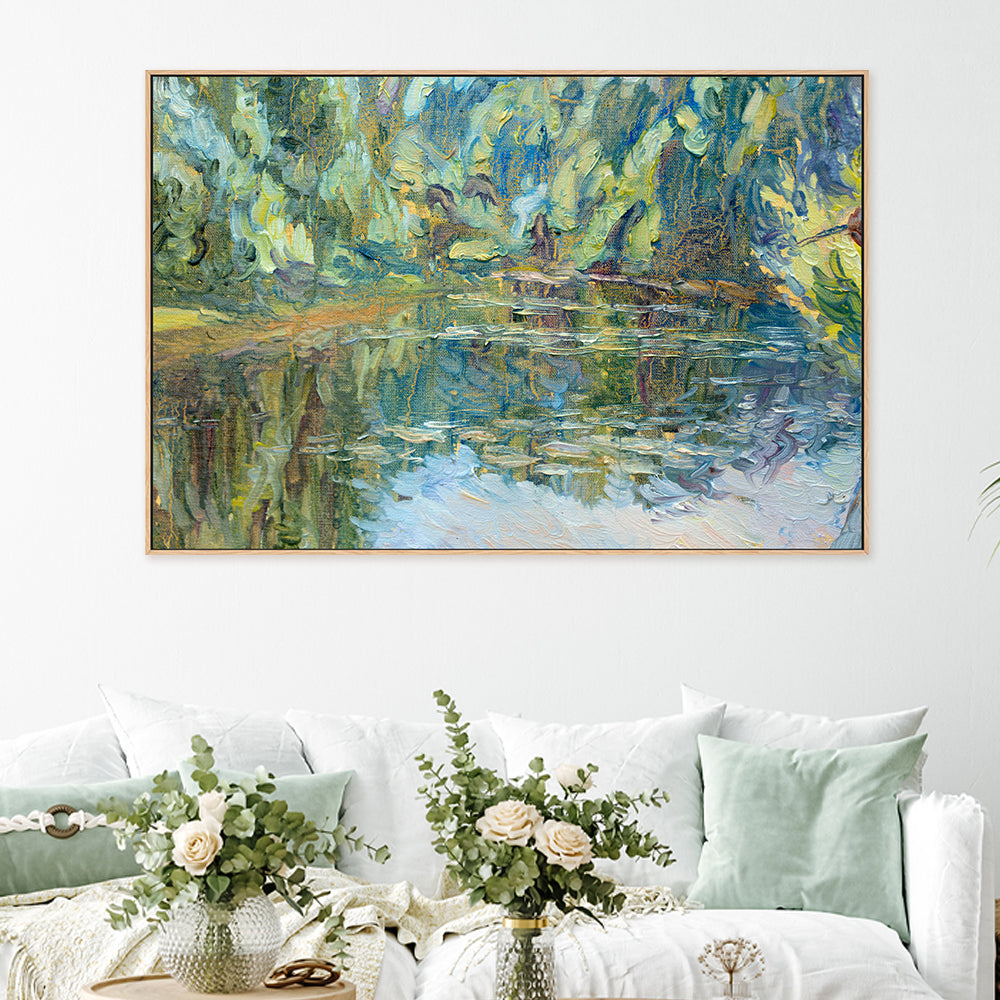 Tranquility , Hand-painted Canvas