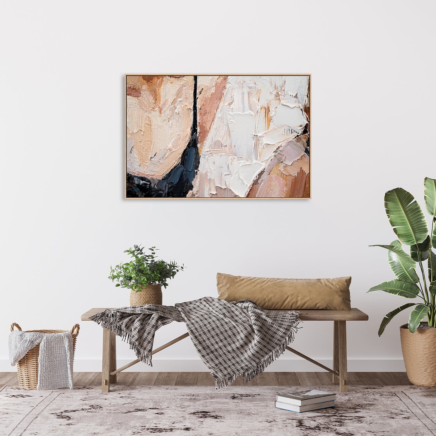 Soft and Delicate , Hand-painted Canvas