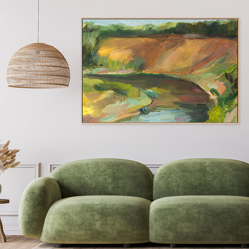 The Valley , Hand-painted Canvas