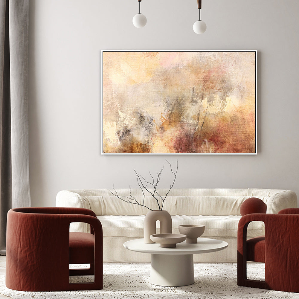 Warmth and Blush  , Hand-painted Canvas