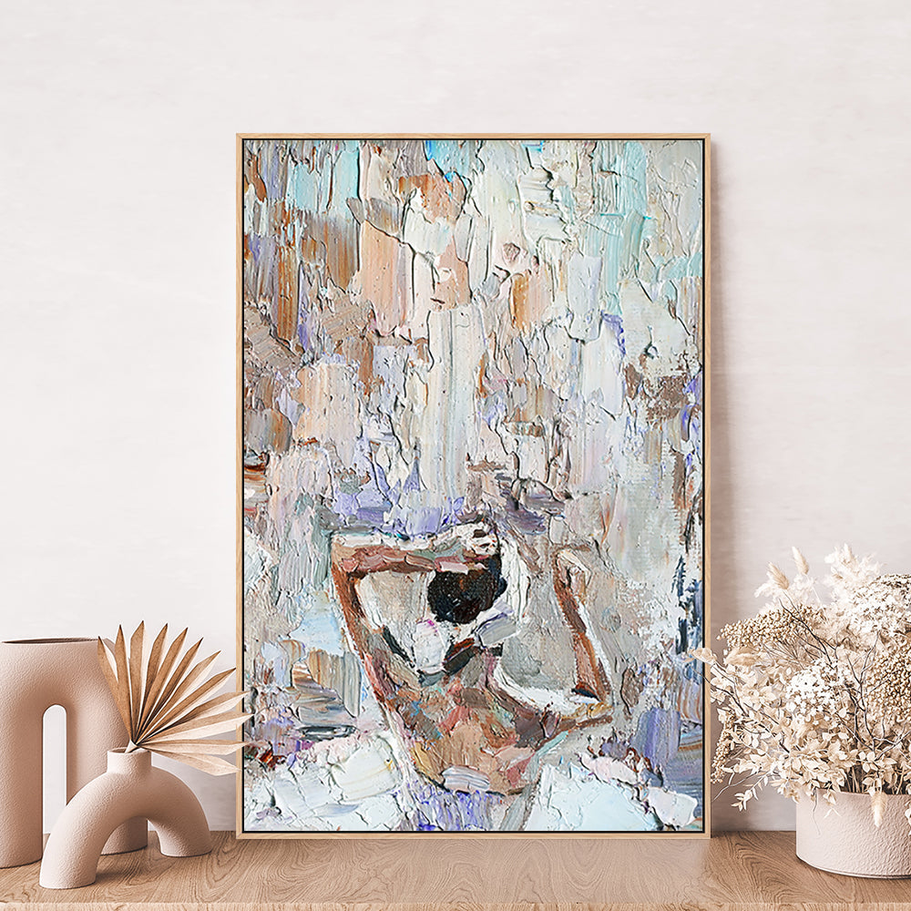 To The Ballet , Hand-painted Canvas