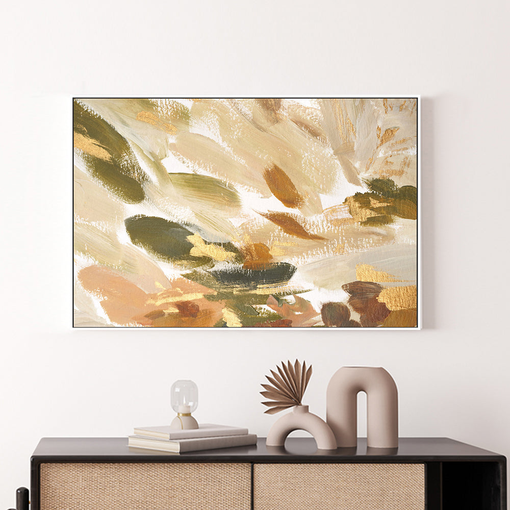 Waves of Gold, Style B , Hand-painted Canvas