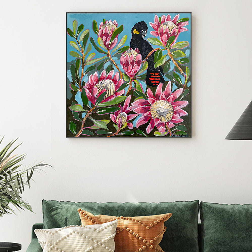 Protea Paradise , By Julia Abbey