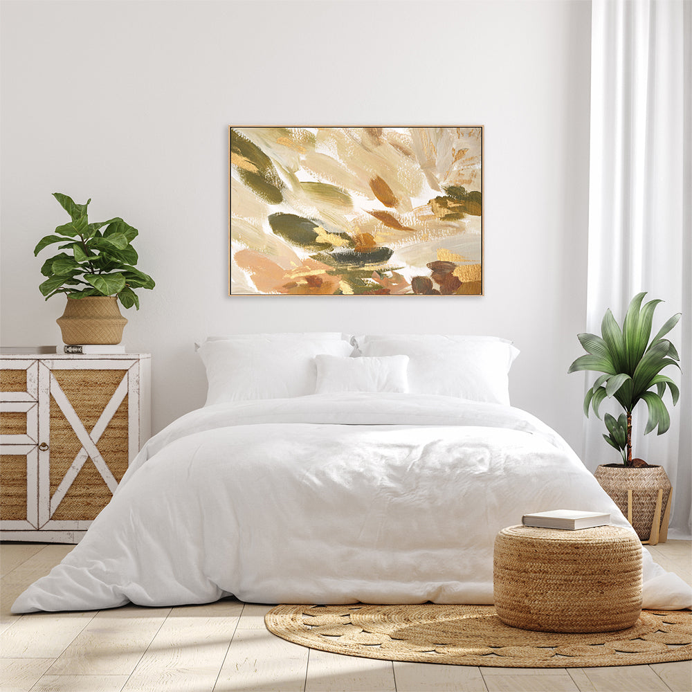 Waves of Gold, Style B , Hand-painted Canvas