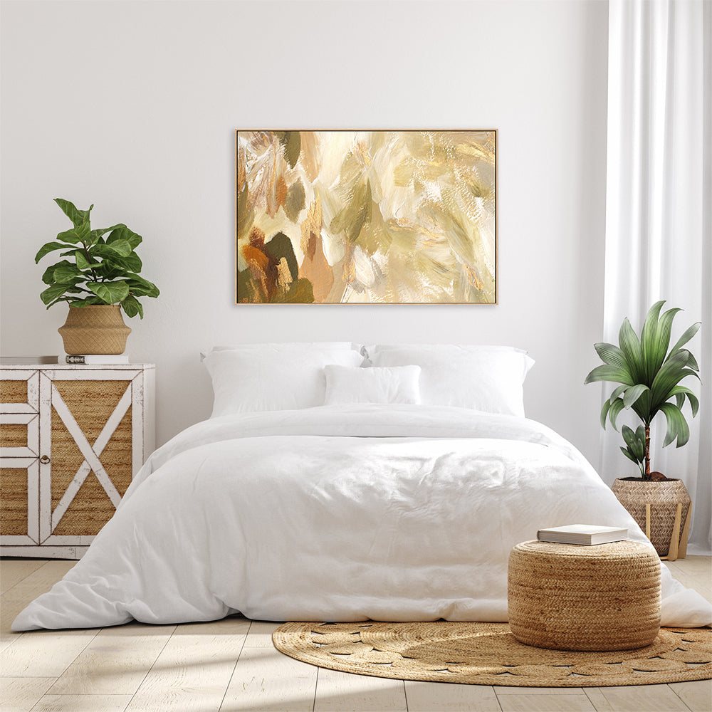 Waves of Gold, Style C , Hand-painted Canvas