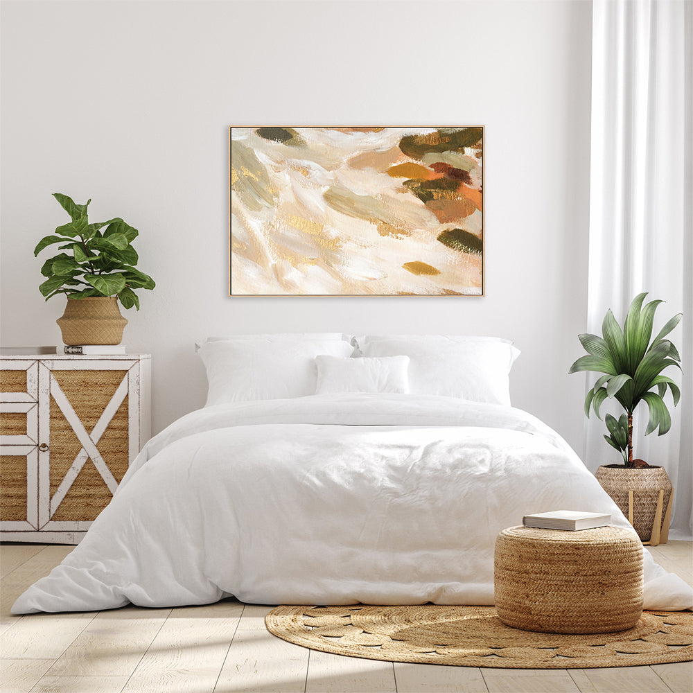 Waves of Gold, Style A , Hand-painted Canvas