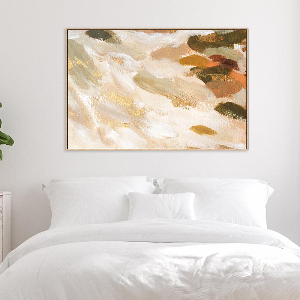 Waves of Gold, Style A , Hand-painted Canvas