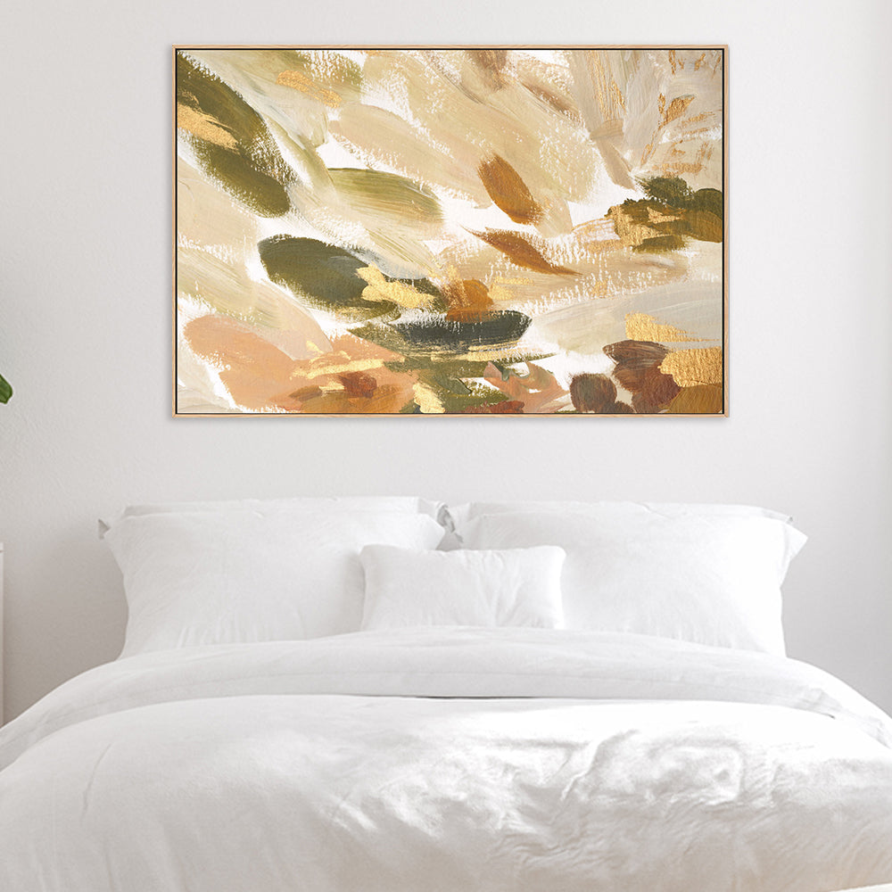 Waves of Gold, Style B , Hand-painted Canvas