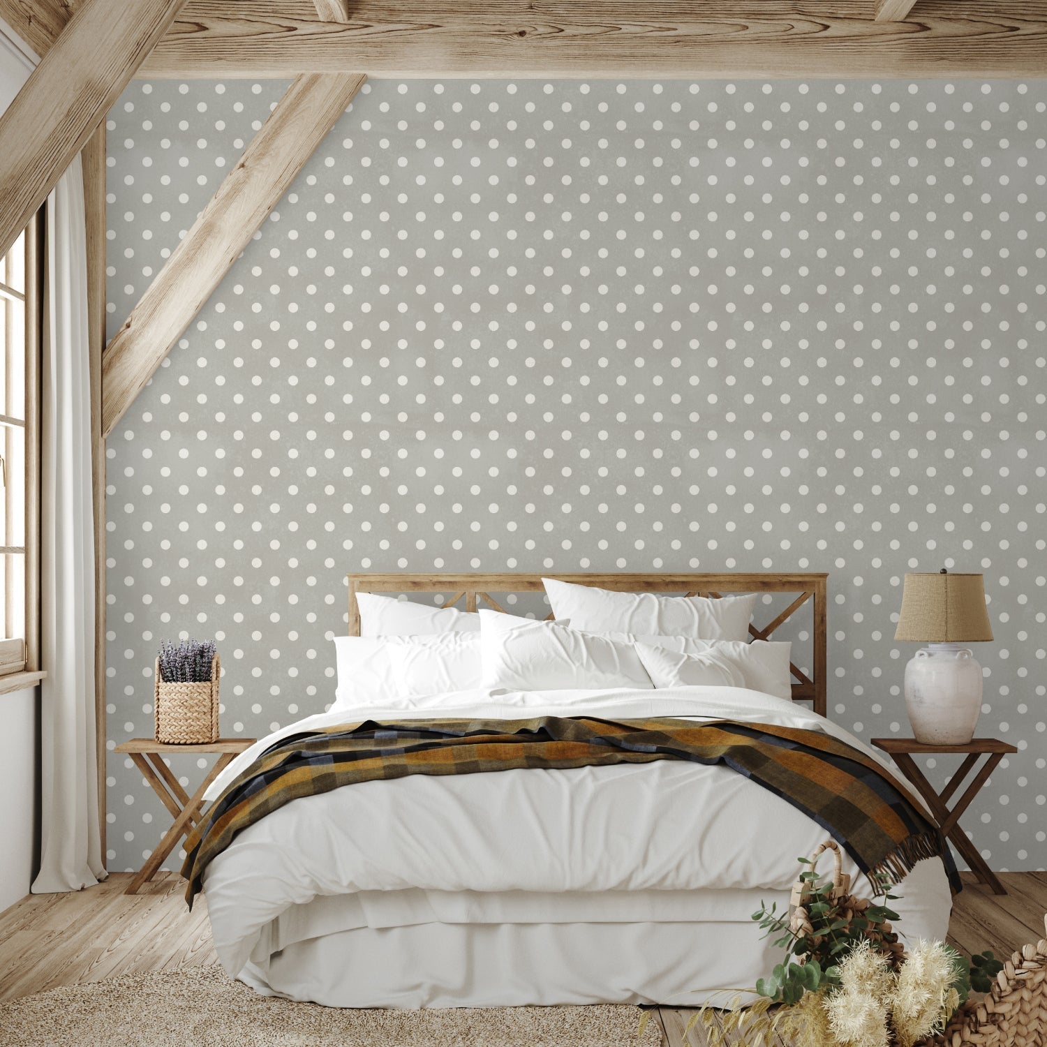 Maison des Fleurs Pattern Style A, Wallpaper