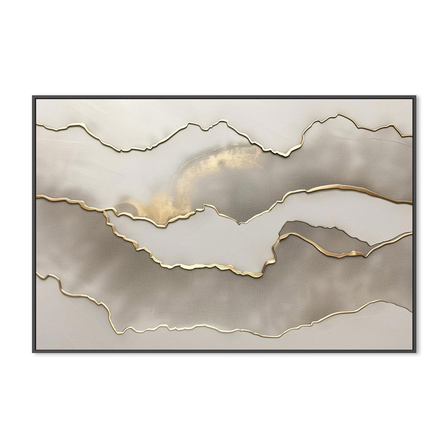 Metallic landscape, Style A, By Alma